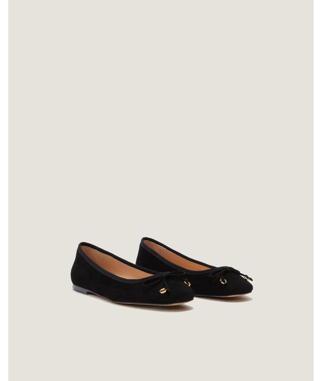 Odissì Черные кожаные балетки, фото 2