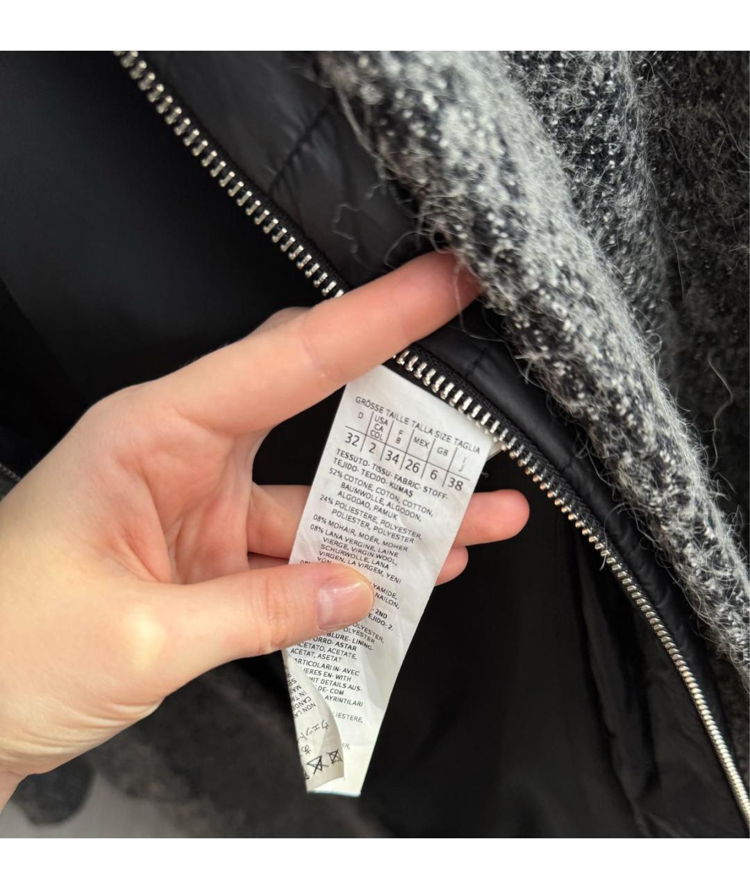 MARELLA Антрацитовое пальто, фото 6