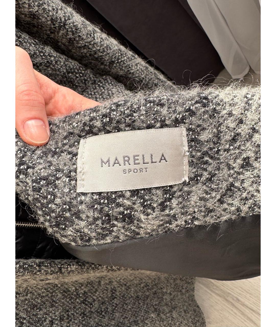 MARELLA Антрацитовое пальто, фото 3