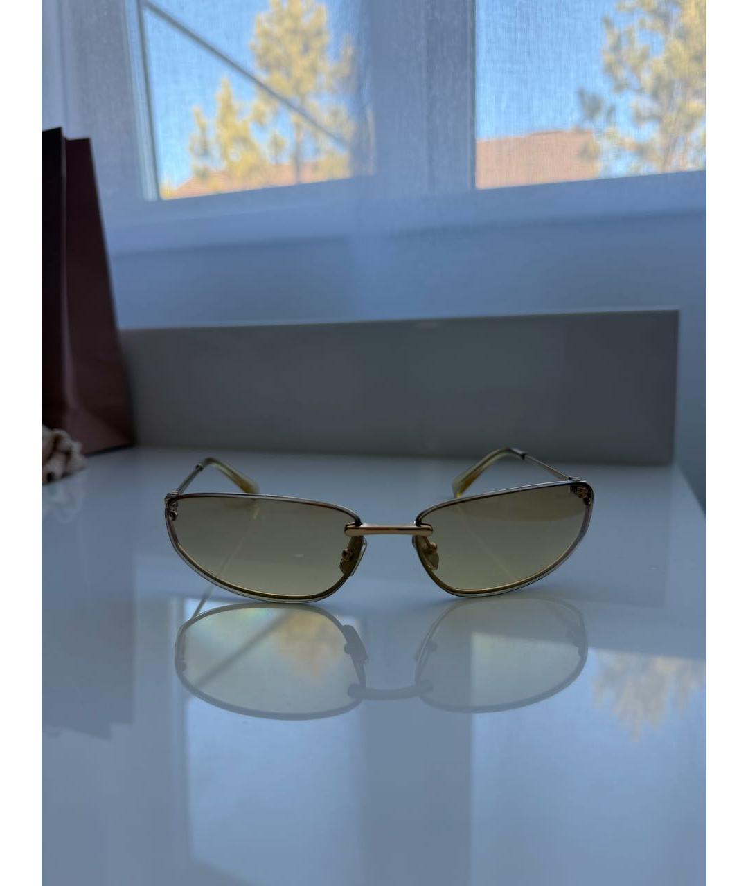 MIU MIU Металлические солнцезащитные очки, фото 4