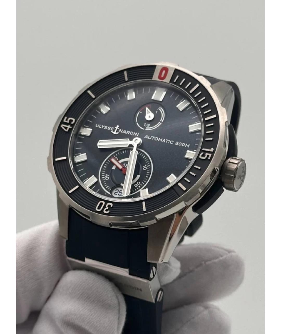 Ulysse Nardin Темно-синие часы, фото 4