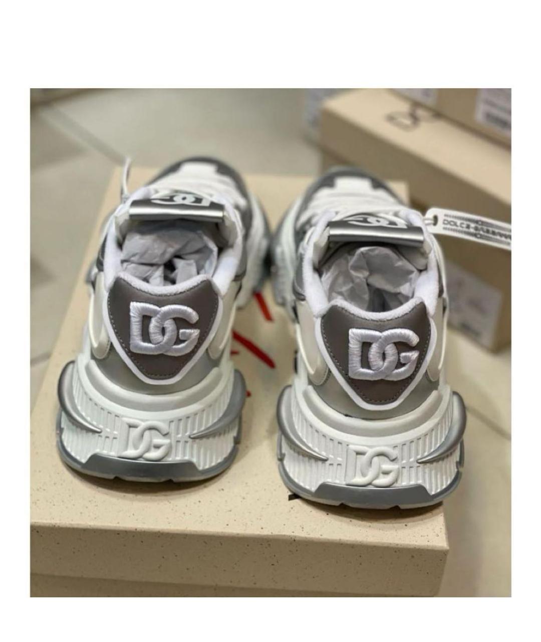 DOLCE&GABBANA Белые высокие кроссовки / кеды, фото 6
