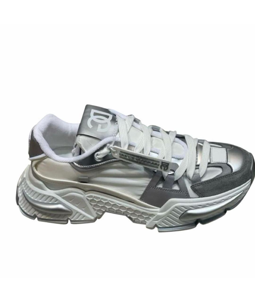 DOLCE&GABBANA Белые высокие кроссовки / кеды, фото 7