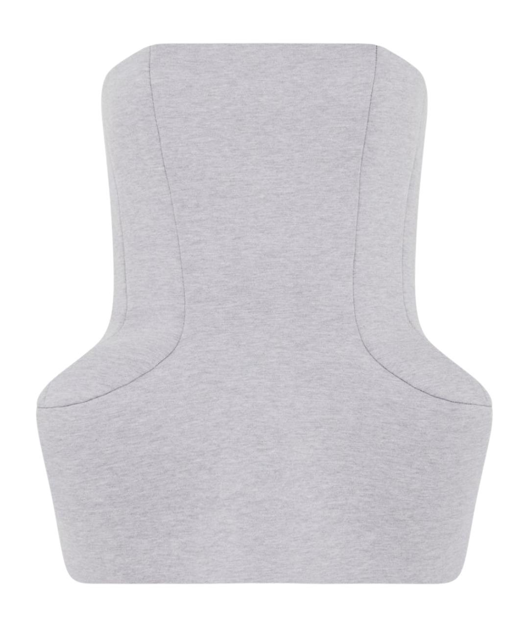 DAVID KOMA Серый хлопковый корсет, фото 1