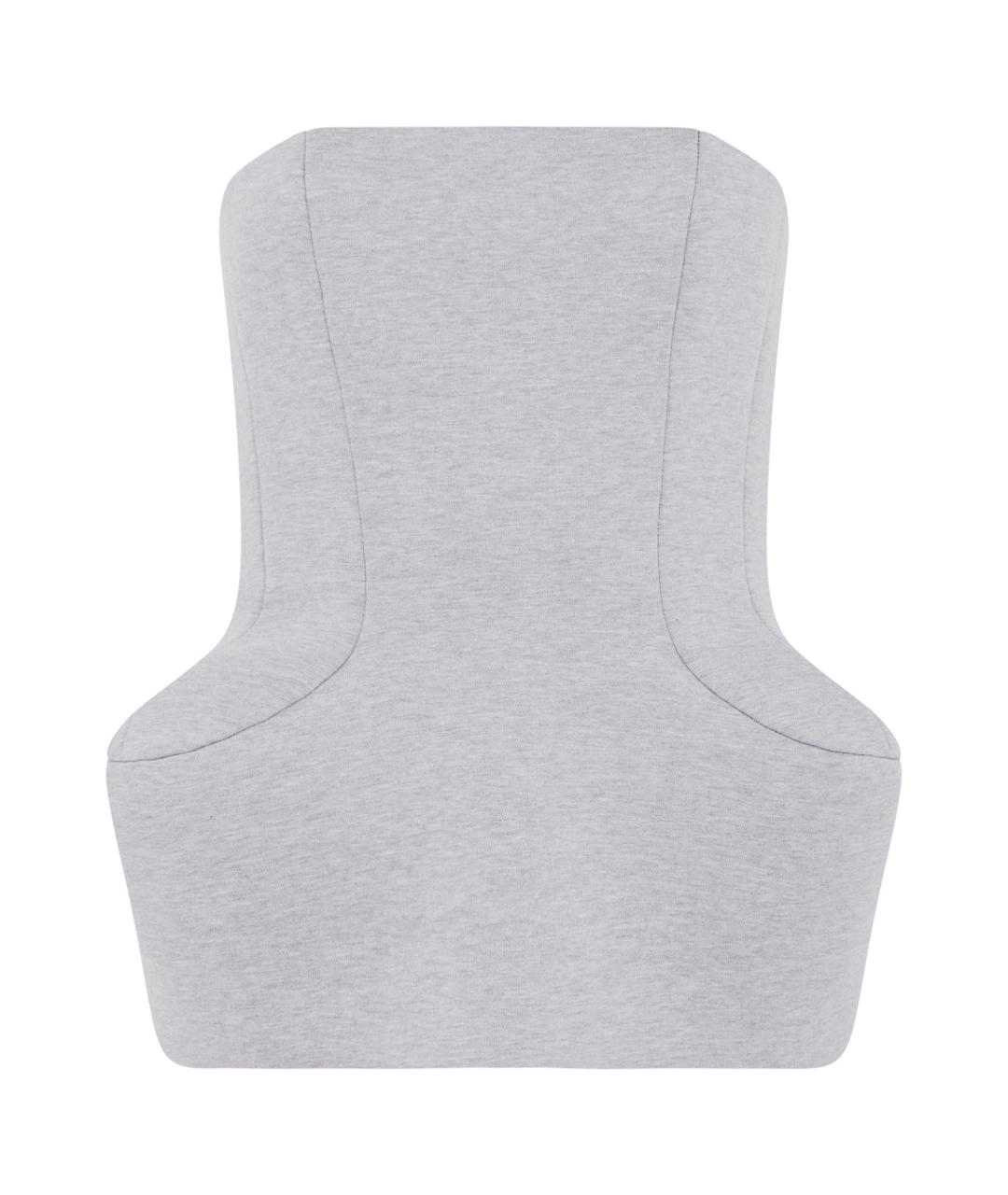 DAVID KOMA Серый хлопковый корсет, фото 7