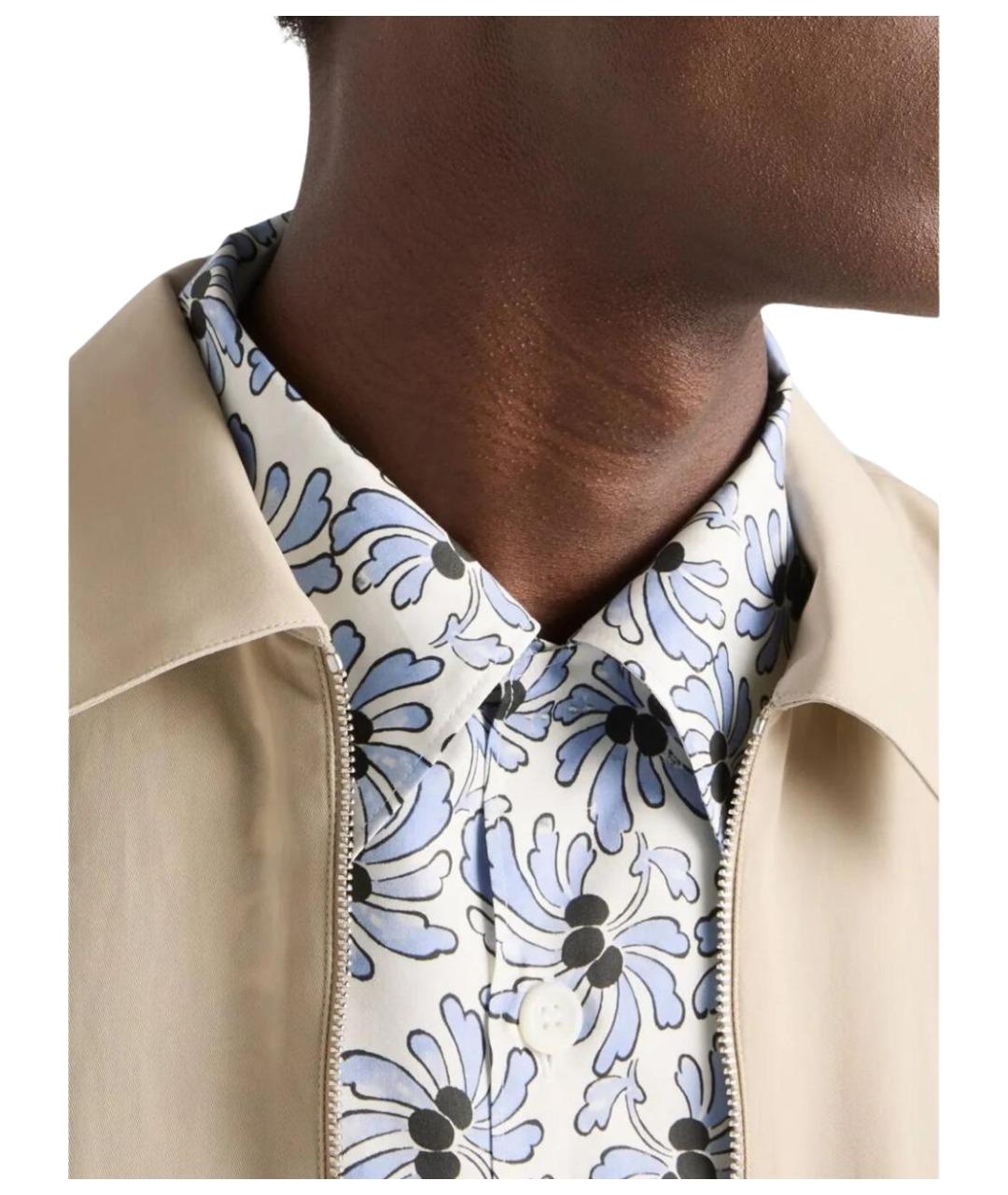 PRADA Мульти хлопковая кэжуал рубашка, фото 5