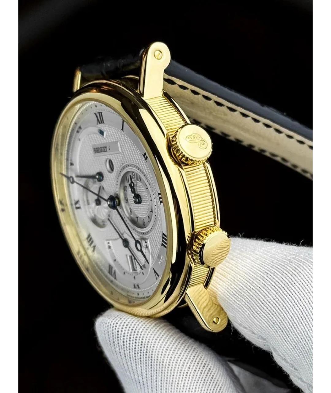 Breguet Серые часы из желтого золота, фото 3