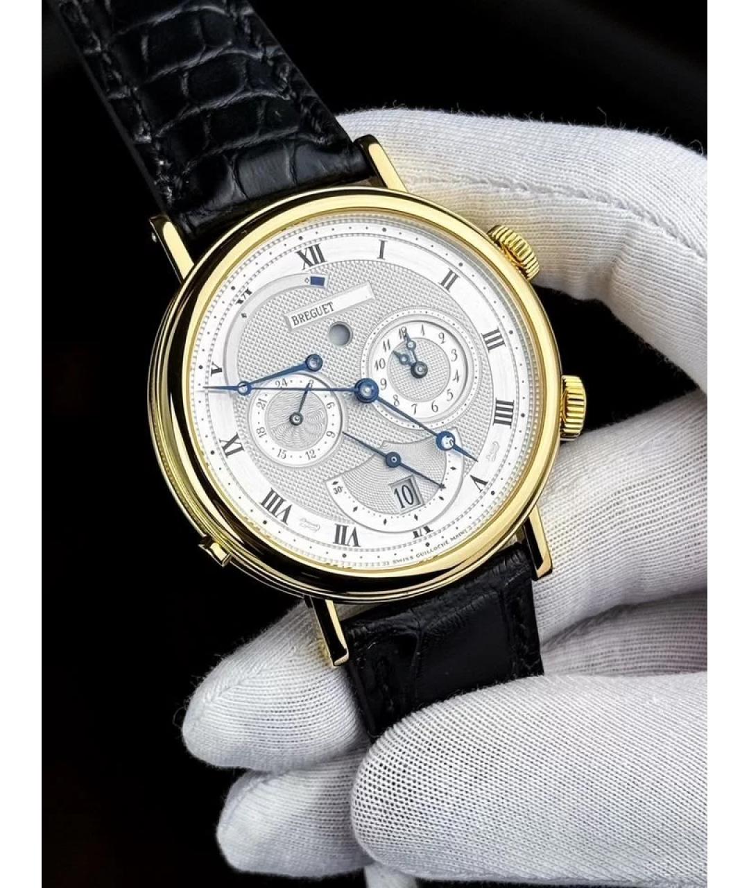 Breguet Серые часы из желтого золота, фото 2