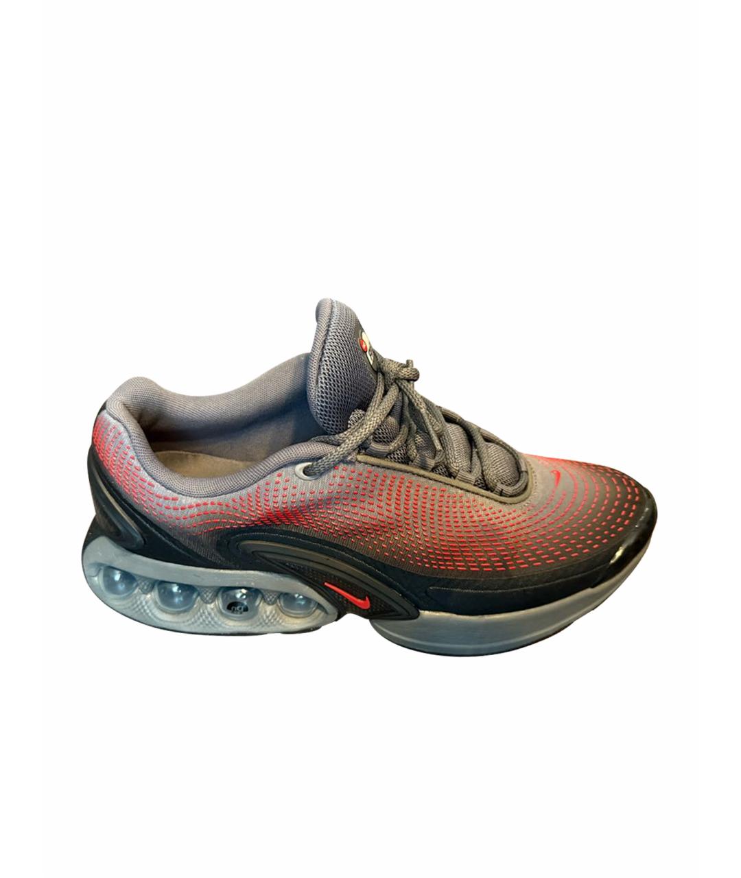 NIKE Серые текстильные низкие кроссовки / кеды, фото 1