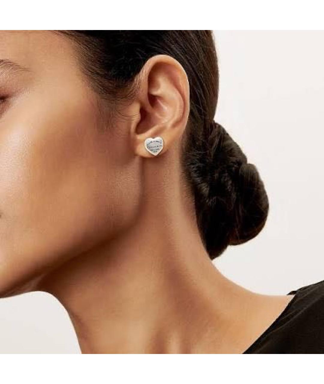 TIFFANY&CO Серебряные серебряные серьги, фото 6