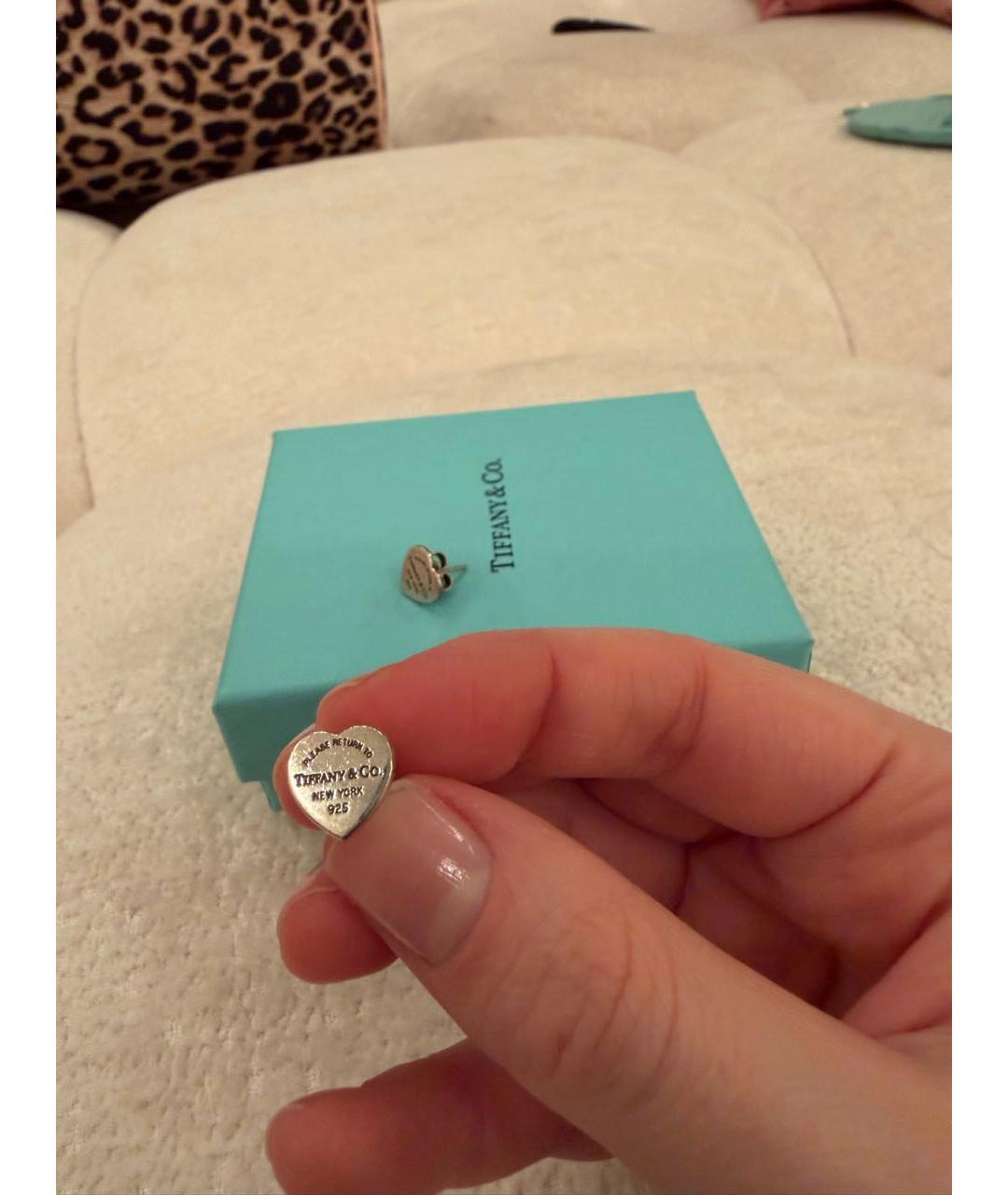 TIFFANY&CO Серебряные серебряные серьги, фото 3