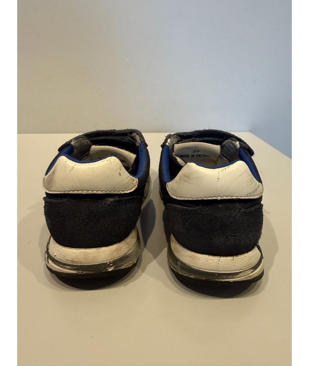 PREMIATA Темно-синие кожаные кеды, фото 4