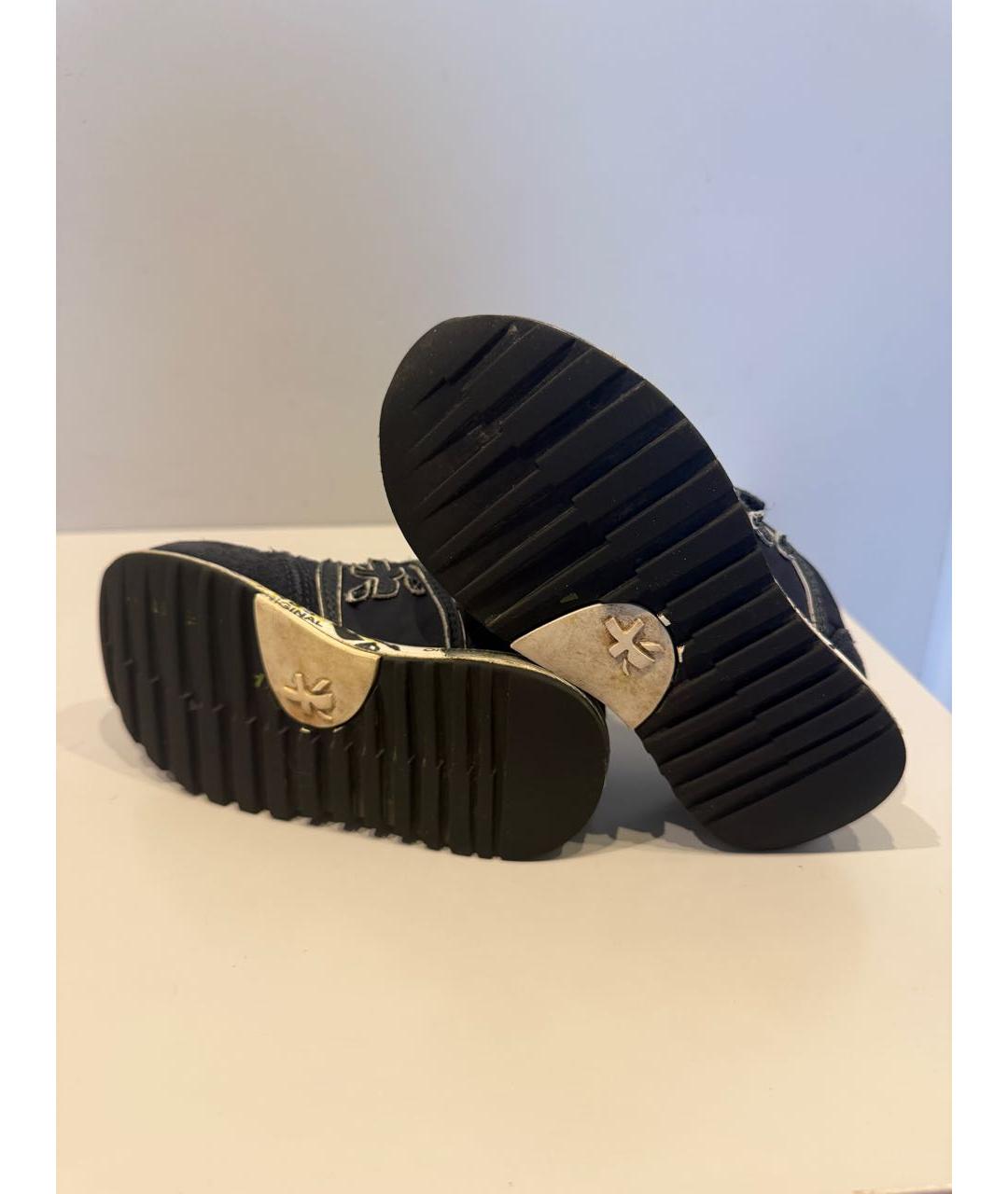 PREMIATA Темно-синие кожаные кеды, фото 6