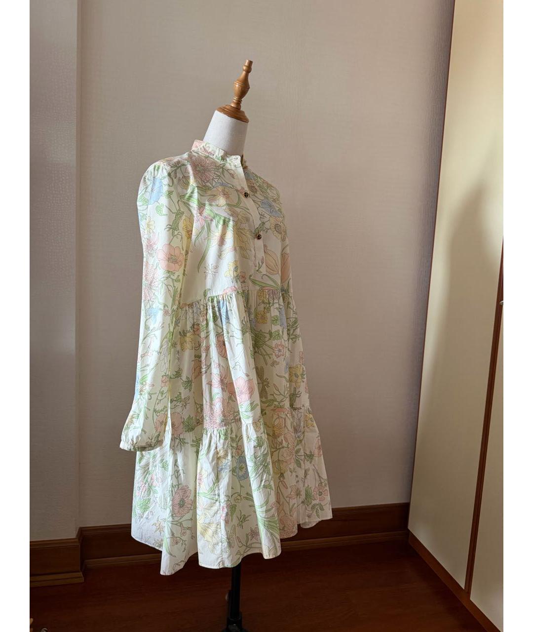 GUCCI Мульти хлопковое повседневное платье, фото 5