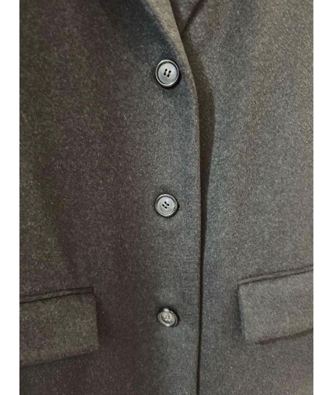 PRADA Антрацитовое кашемировое пальто, фото 4