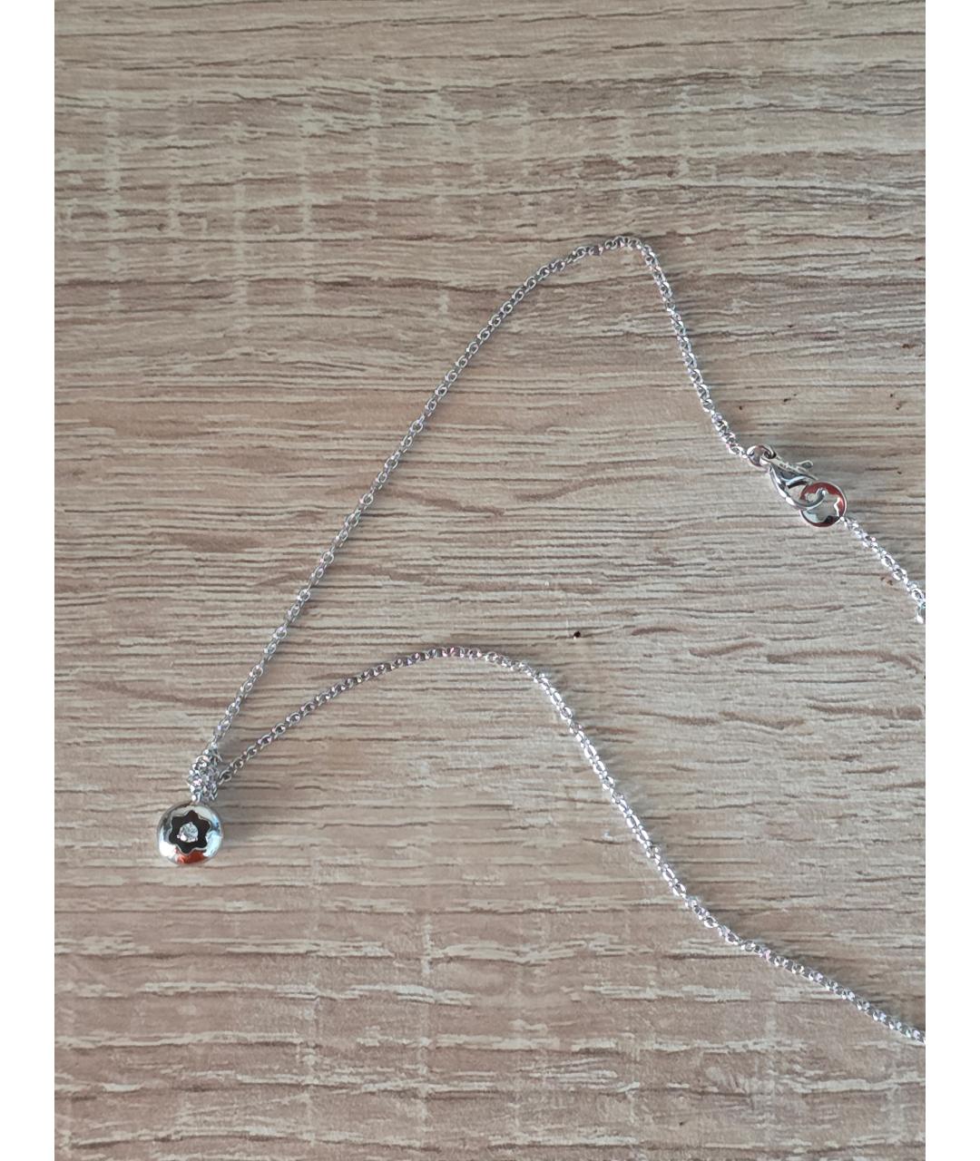 MONTBLANC Белая серебряная подвеска, фото 4