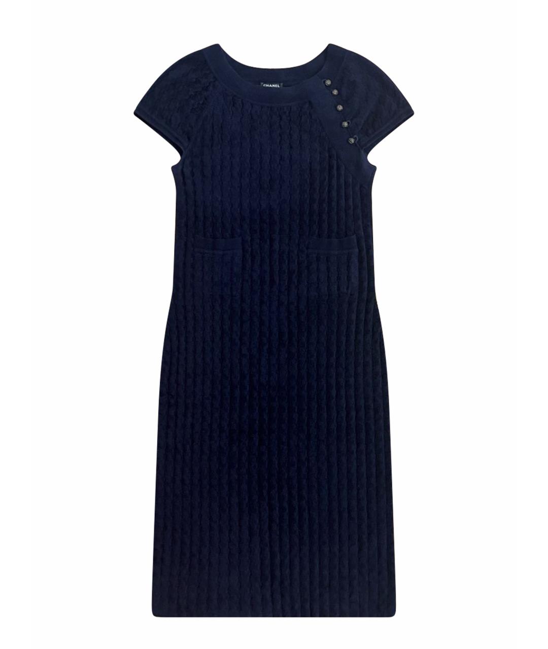 CHANEL Темно-синее платье, фото 1