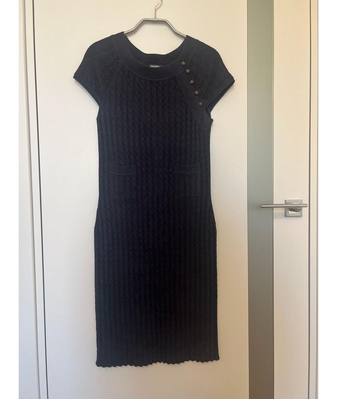 CHANEL Темно-синее платье, фото 2