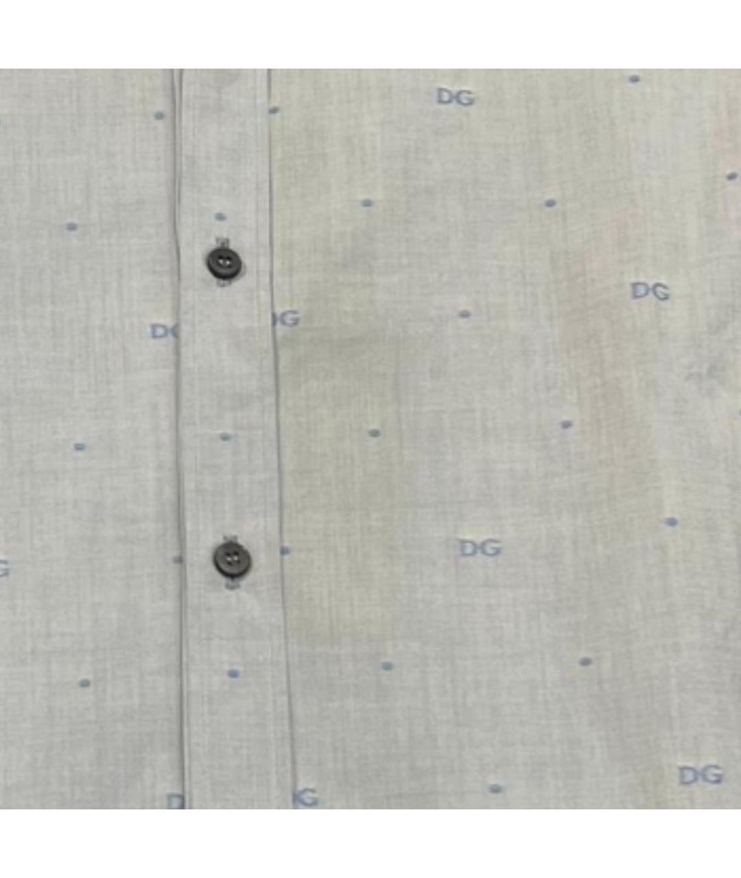 DOLCE&GABBANA Голубая кэжуал рубашка, фото 2