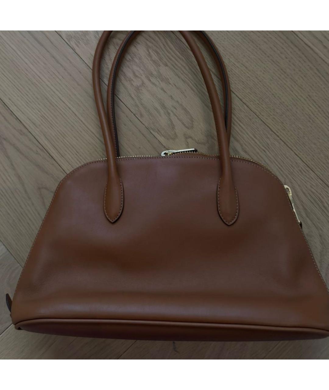 MIU MIU Коричневая кожаная сумка тоут, фото 3