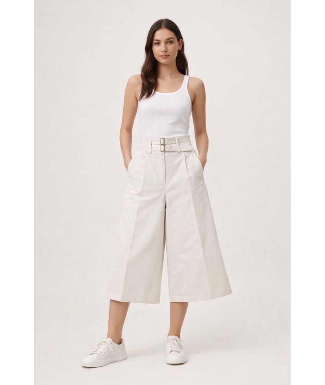 CHRISTIAN DIOR Белые кюлоты, фото 3