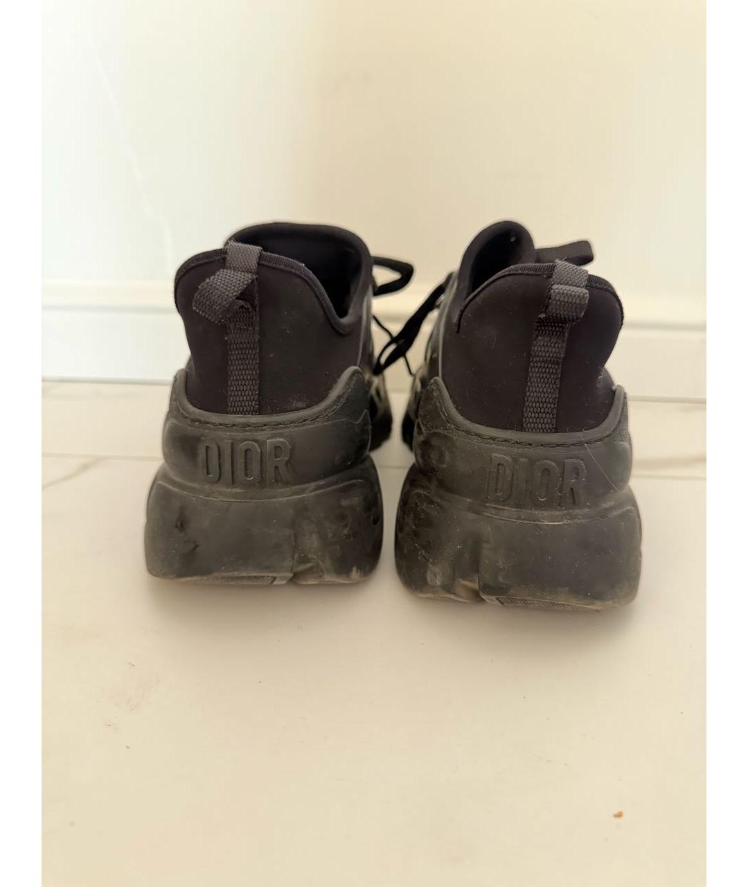 CHRISTIAN DIOR Черные нубуковые кроссовки, фото 4