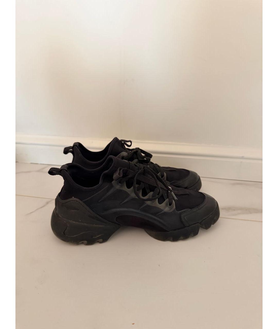 CHRISTIAN DIOR Черные нубуковые кроссовки, фото 5