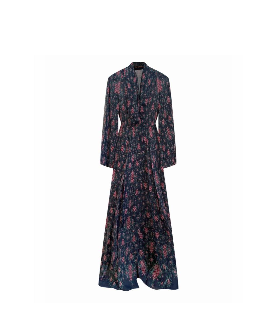 ULYANA SERGEENKO Мульти шелковое вечернее платье, фото 5