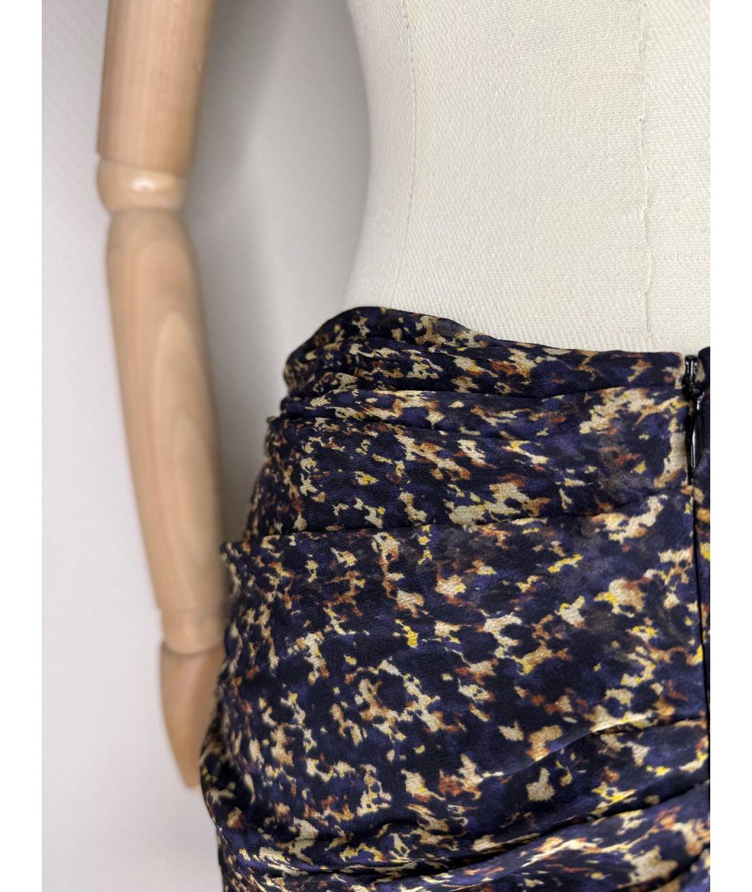 JOSEPH Мульти шелковая юбка мини, фото 8