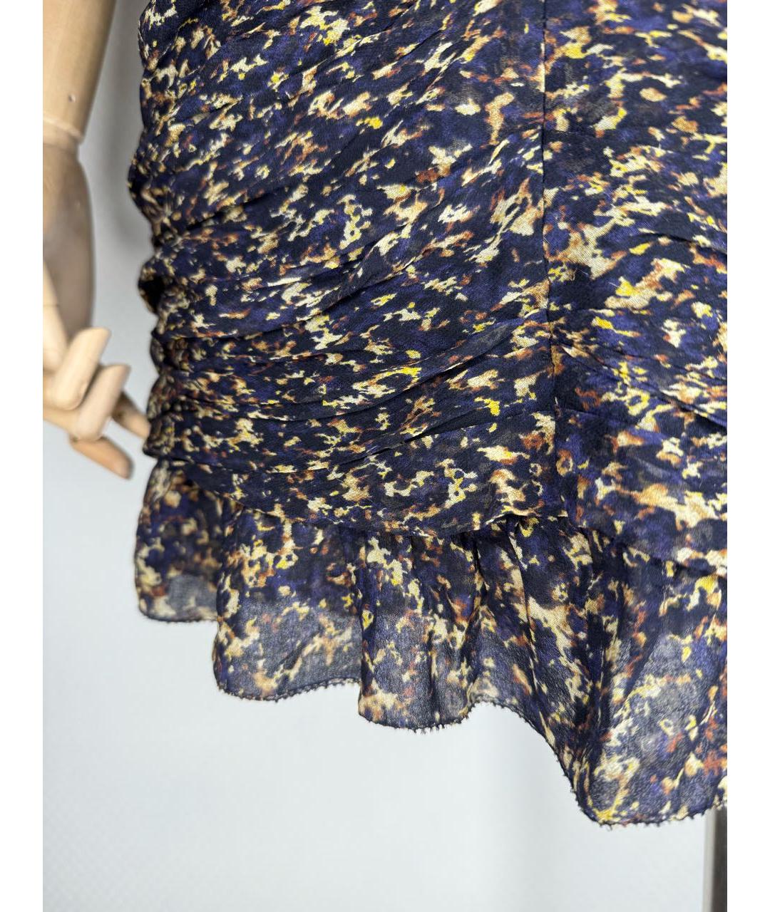 JOSEPH Мульти шелковая юбка мини, фото 5