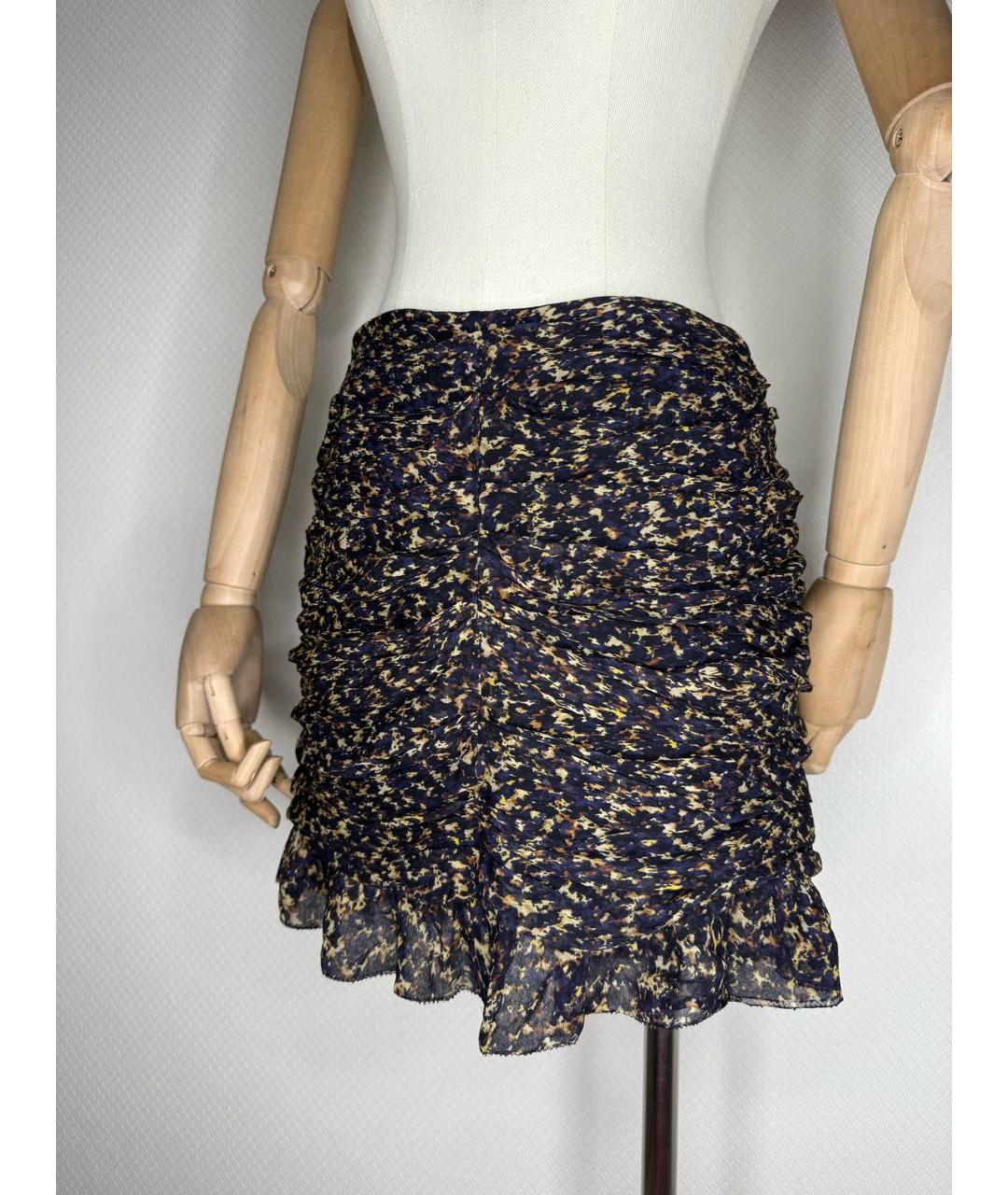 JOSEPH Мульти шелковая юбка мини, фото 4