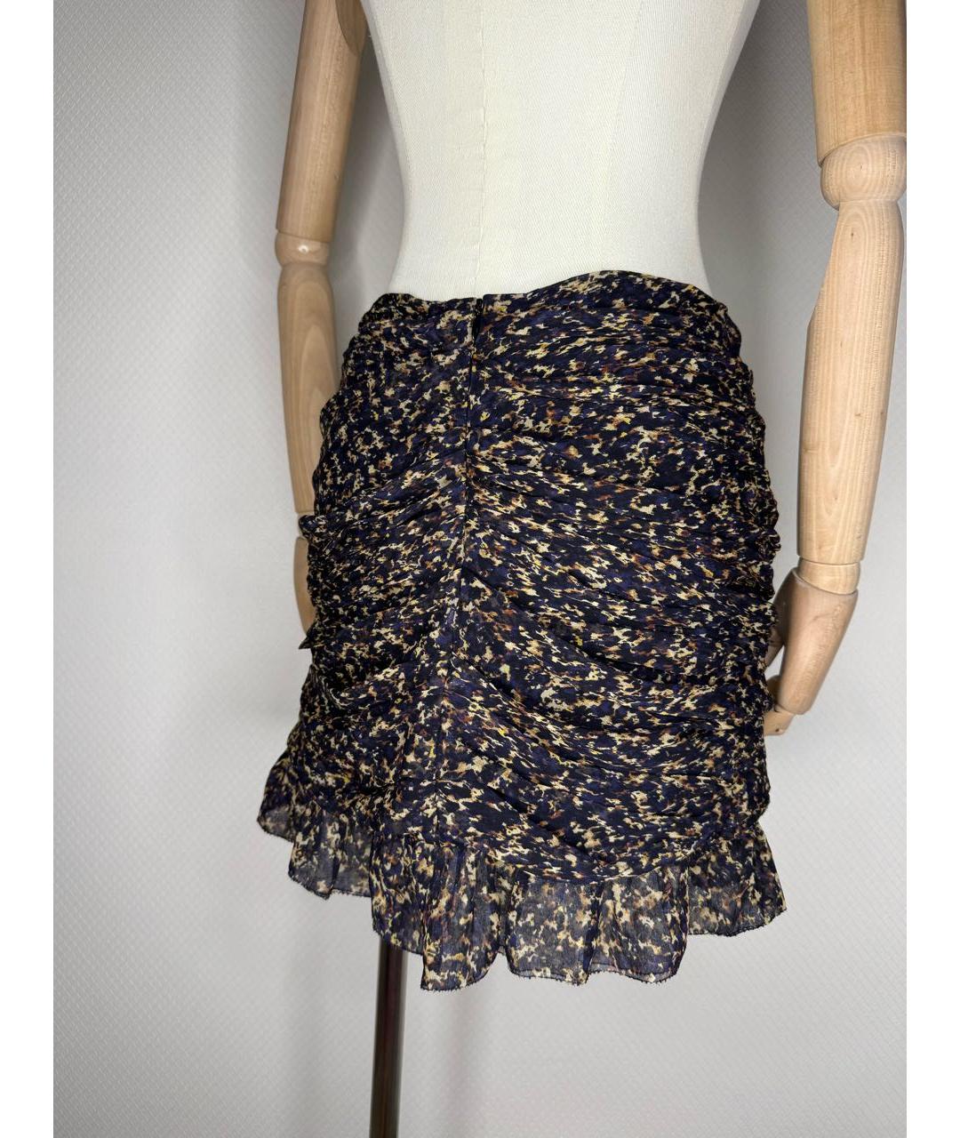 JOSEPH Мульти шелковая юбка мини, фото 7