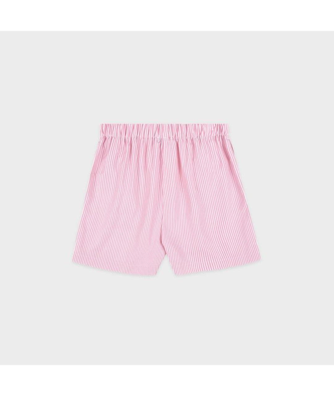 SPORTY AND RICH Розовые хлопковые шорты, фото 2