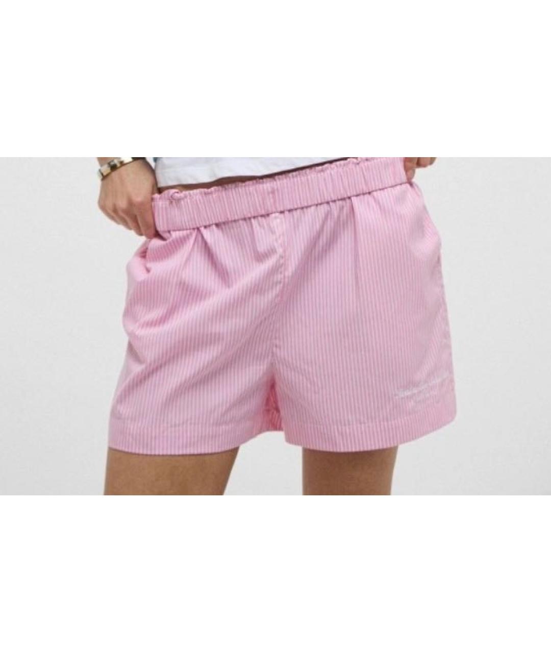 SPORTY AND RICH Розовые хлопковые шорты, фото 5