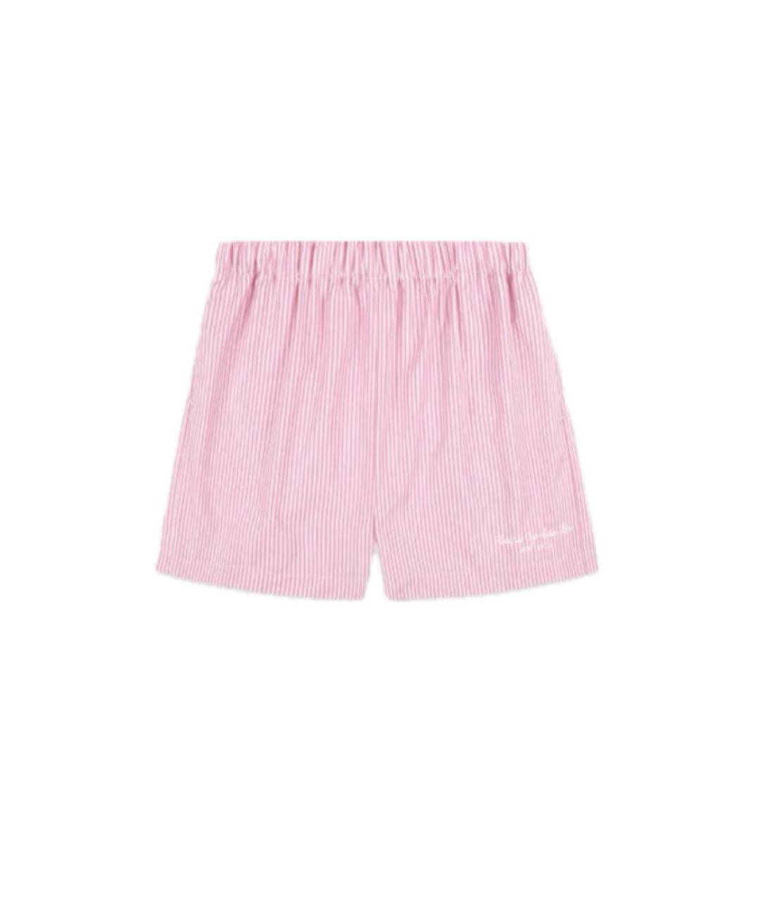 SPORTY AND RICH Розовые хлопковые шорты, фото 9