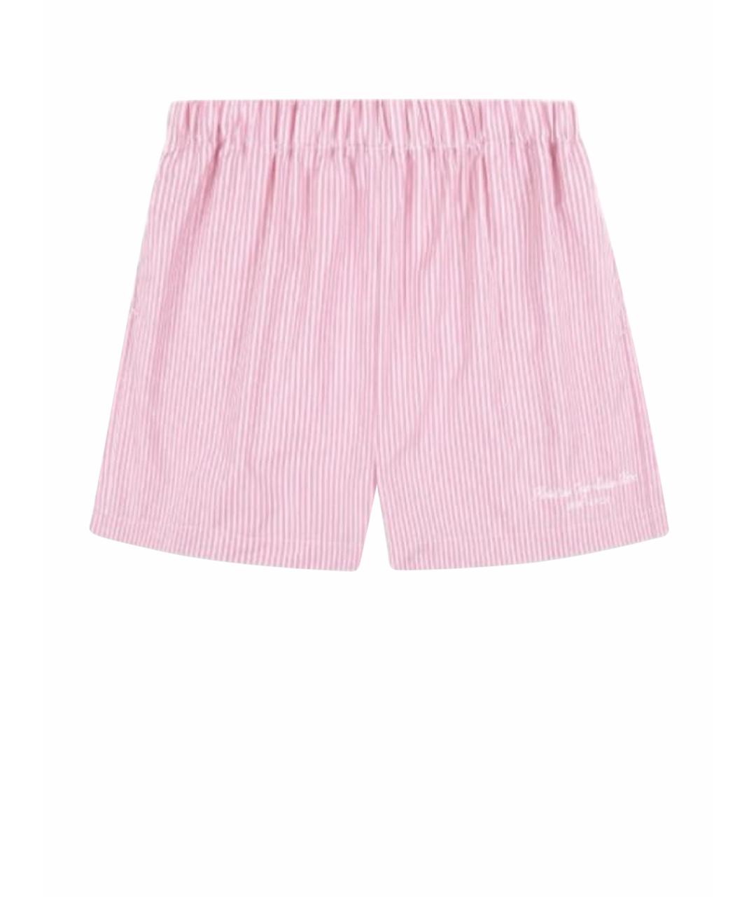 SPORTY AND RICH Розовые хлопковые шорты, фото 1
