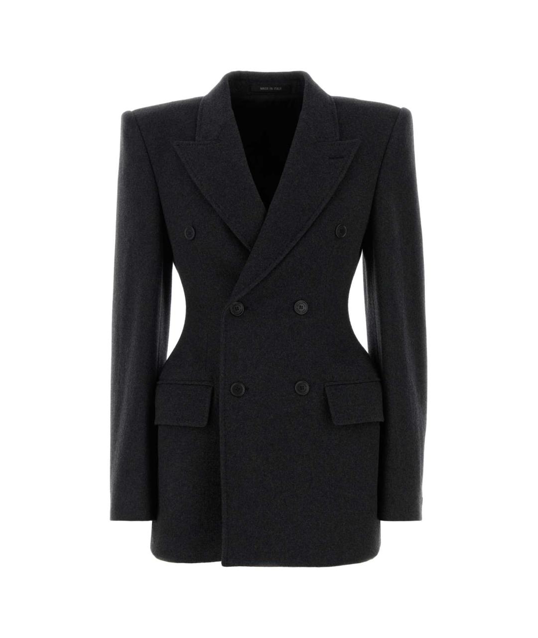 BALENCIAGA Серый кашемировый жакет/пиджак, фото 1