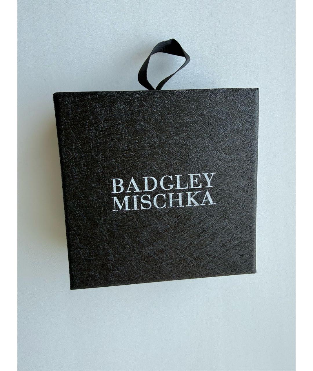 BADGLEY MISCHKA Золотые серьги, фото 4