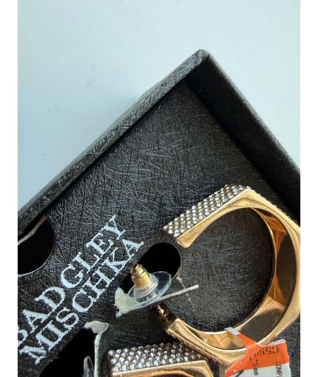 BADGLEY MISCHKA Золотые серьги, фото 3