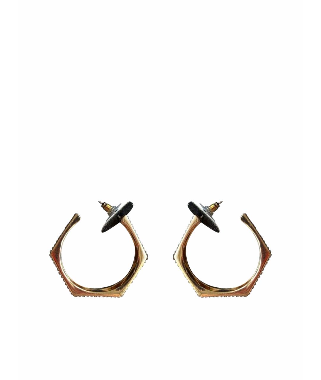 BADGLEY MISCHKA Золотые серьги, фото 1