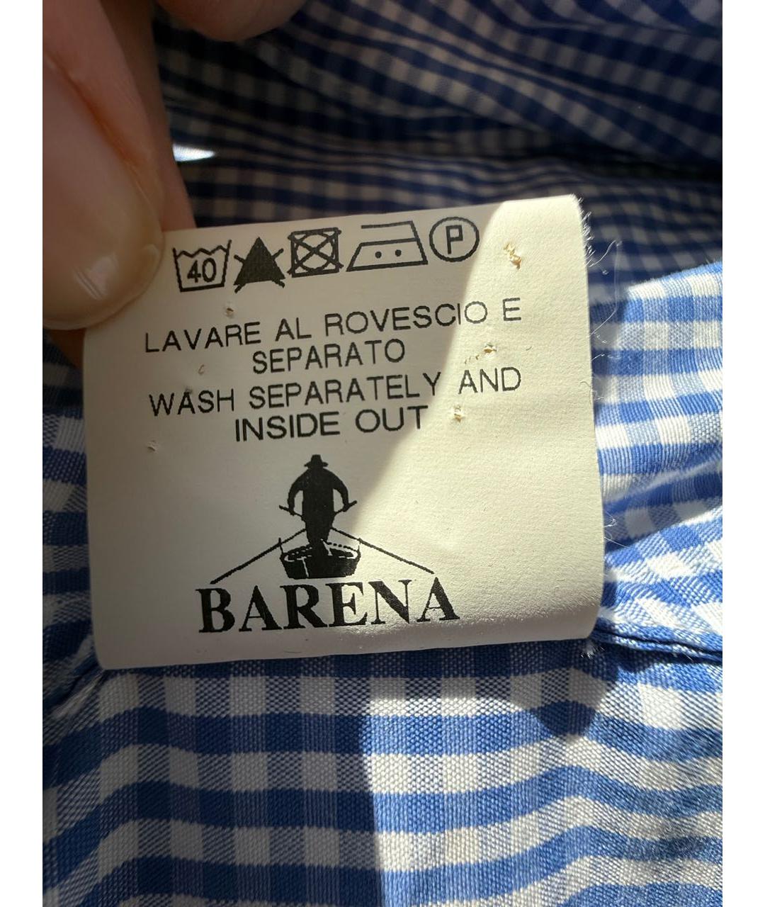 BARENA Голубой хлопковый пиджак, фото 7