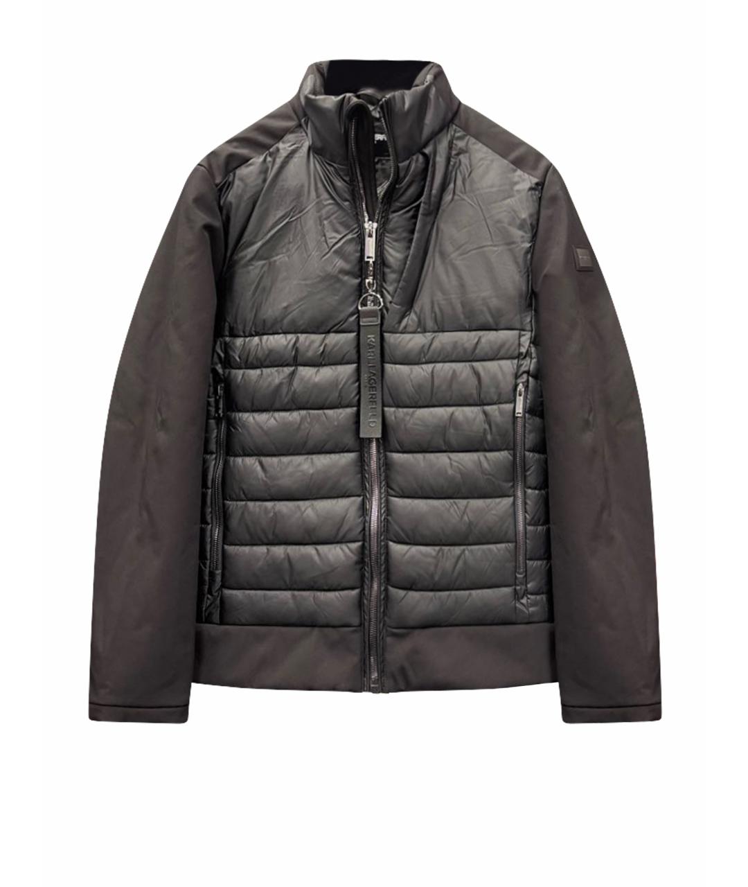 KARL LAGERFELD Черная полиэстеровая куртка, фото 1