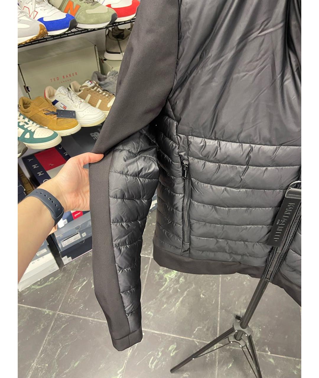 KARL LAGERFELD Черная полиэстеровая куртка, фото 8