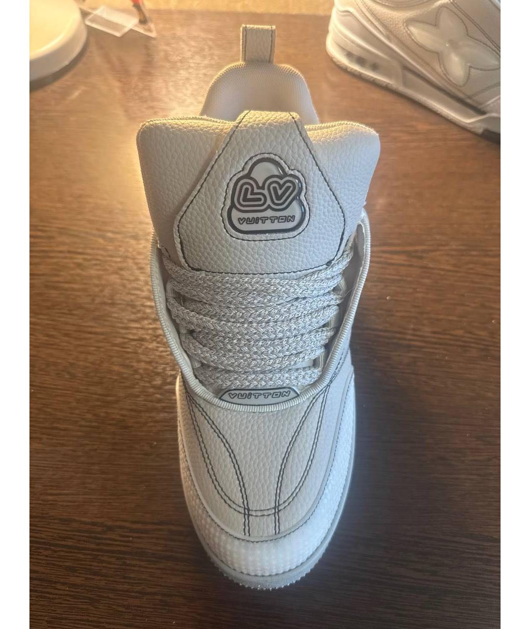 LOUIS VUITTON Серые низкие кроссовки / кеды, фото 2