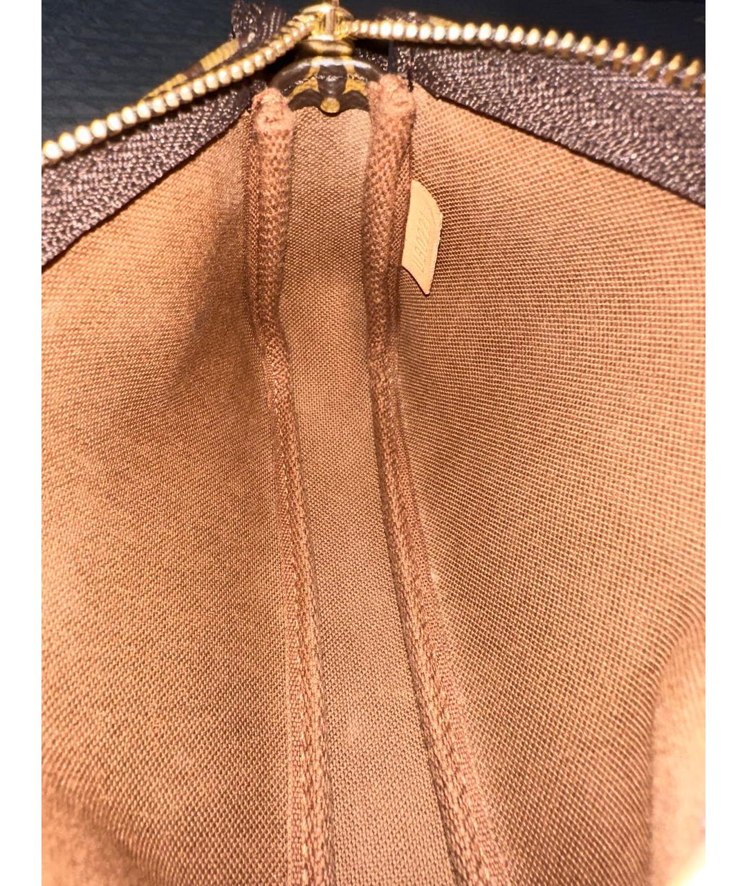 LOUIS VUITTON Коричневая сумка с короткими ручками, фото 7