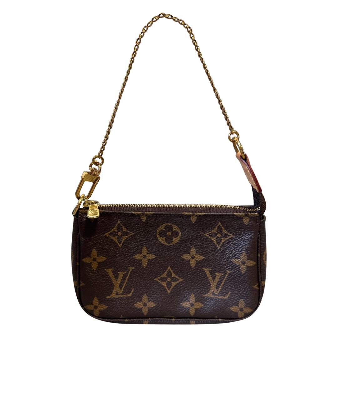 LOUIS VUITTON Коричневая сумка с короткими ручками, фото 1