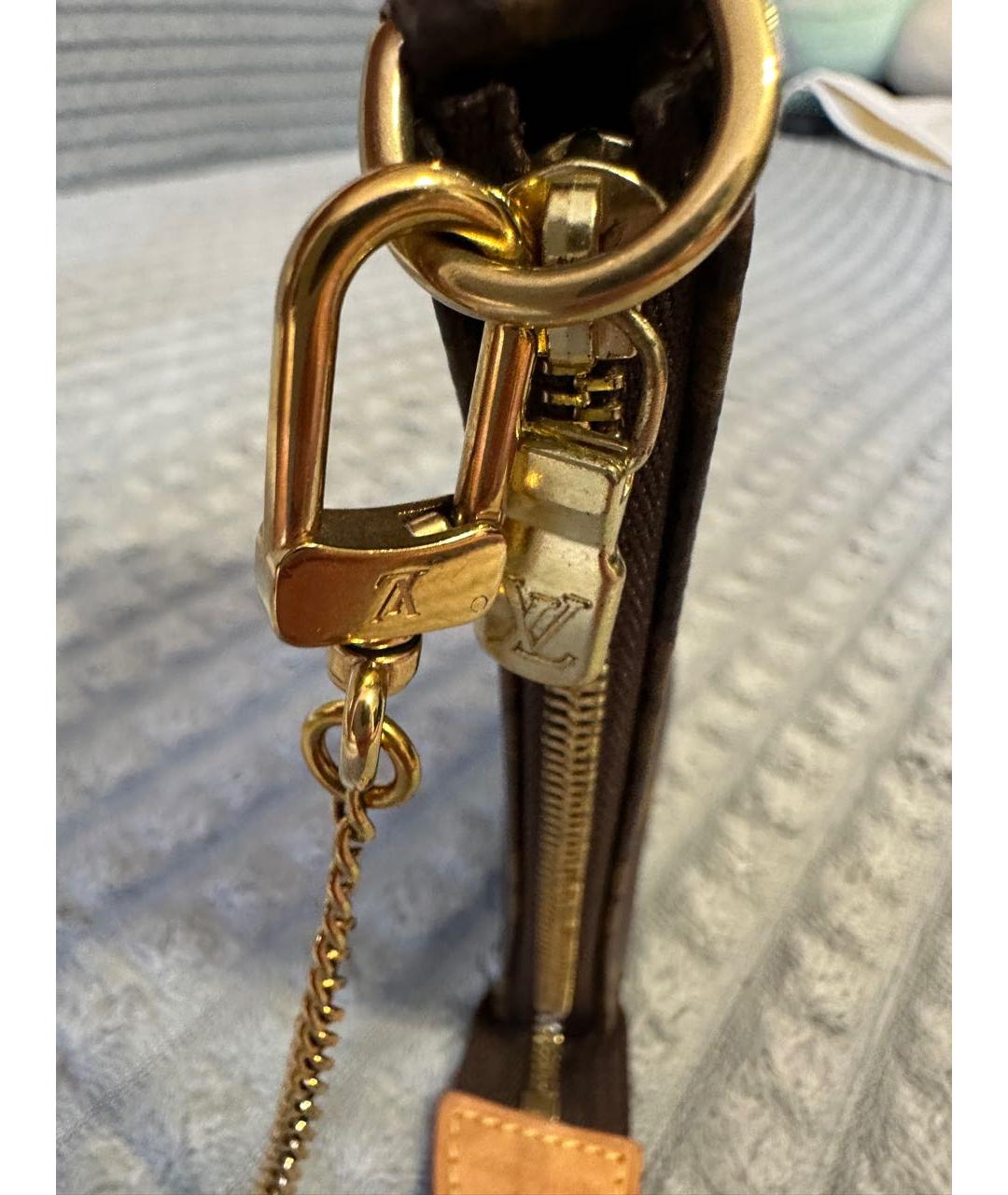 LOUIS VUITTON Коричневая сумка с короткими ручками, фото 6