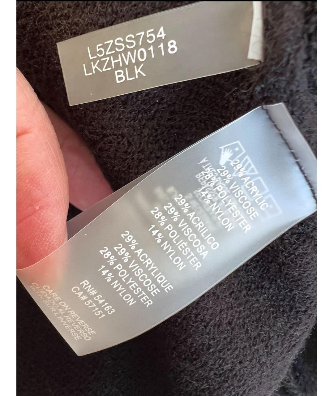 KARL LAGERFELD Черный джемпер / свитер, фото 7