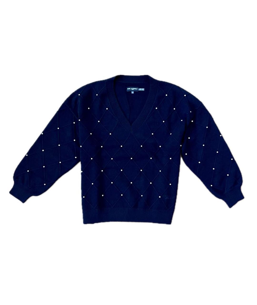 KARL LAGERFELD Черный джемпер / свитер, фото 9