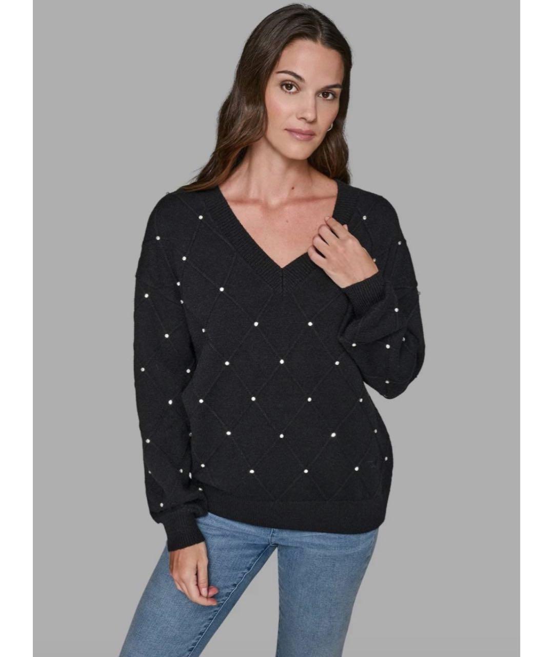 KARL LAGERFELD Черный джемпер / свитер, фото 8